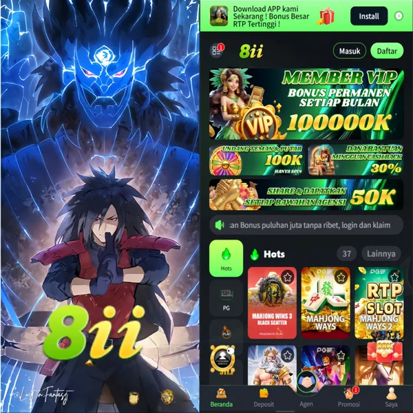 8II Bonus Member Baru 100%